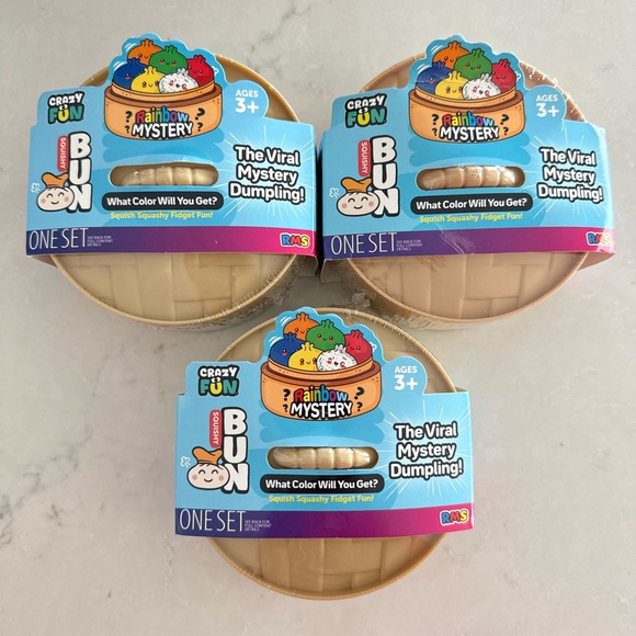 Five Below Other - Lot of 3 Five Below Crazy Fun Rainbow Mystery Squishy Dumpling Set